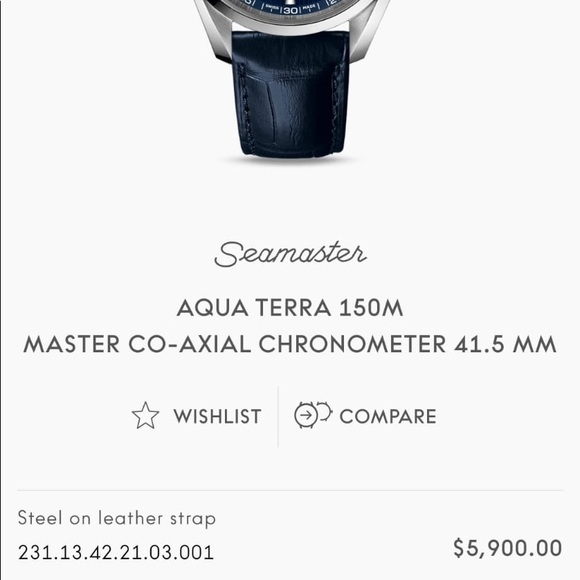 ⛔️SOLD⛔️ Omega Aqua Terra Seamaster 41.5MM - Picture 9 of 10